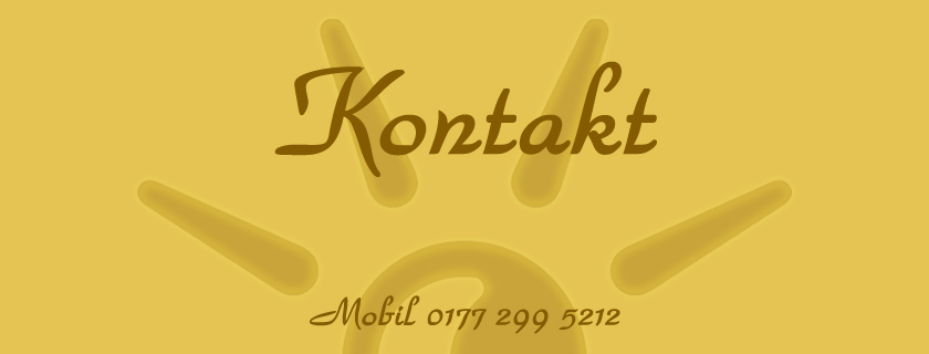 Kontakt Mobil: 01772995212