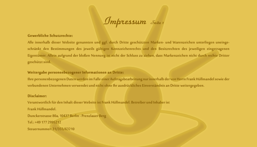 Impressum Seite 1