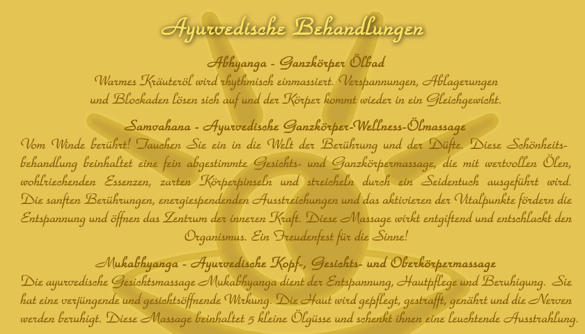 Ayurvedisch Behandlungen Berlin