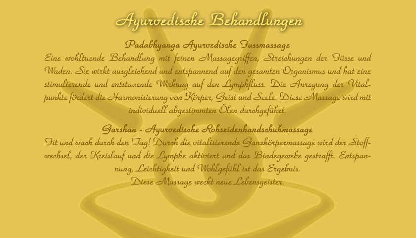 Ayurvedisch Behandlungen Berlin